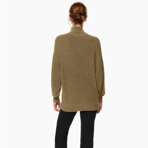 Wilfred Free Hush Knit Turtleneck Purple 2XS Oversized Plush - Picture 13 of 14